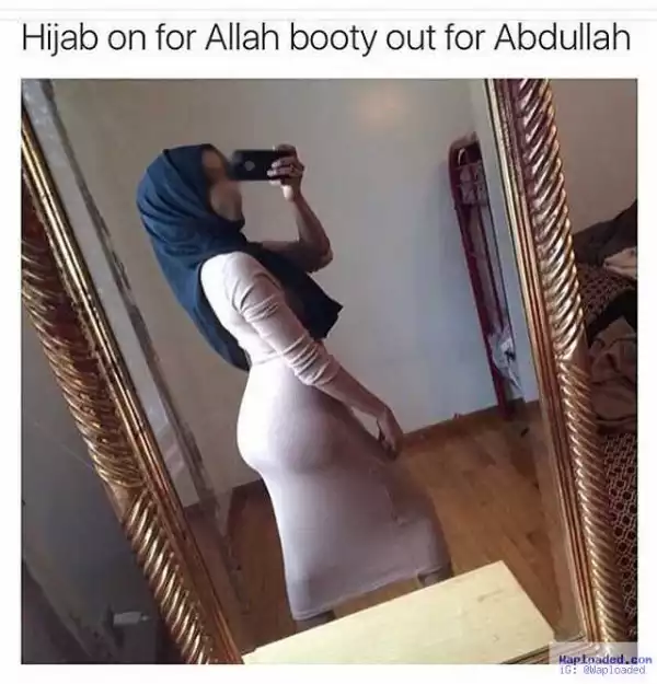 Photo: Girl Slammed For Showing Off Curves In Hijab